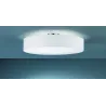 TRIO Plafonnier intérieur nickel mat et blanc HOTEL - Pas cher