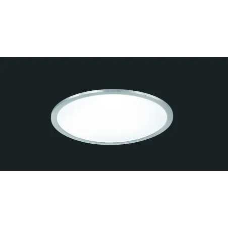 TRIO Plafonnier intérieur nickel mat et blanc PHOENIX - Pas cher
