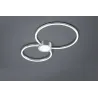 TRIO Plafonnier intérieur nickel mat et blanc HYDRA - Pas cher