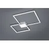 TRIO Plafonnier intérieur nickel mat et blanc HYDRA - Pas cher