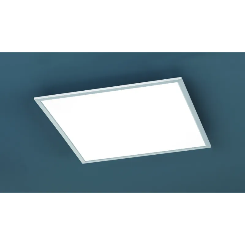 TRIO Plafonnier intérieur nickel mat et blanc PHOENIX - Pas cher