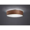TRIO Plafonnier intérieur nickel mat et brun HOTEL - Pas cher