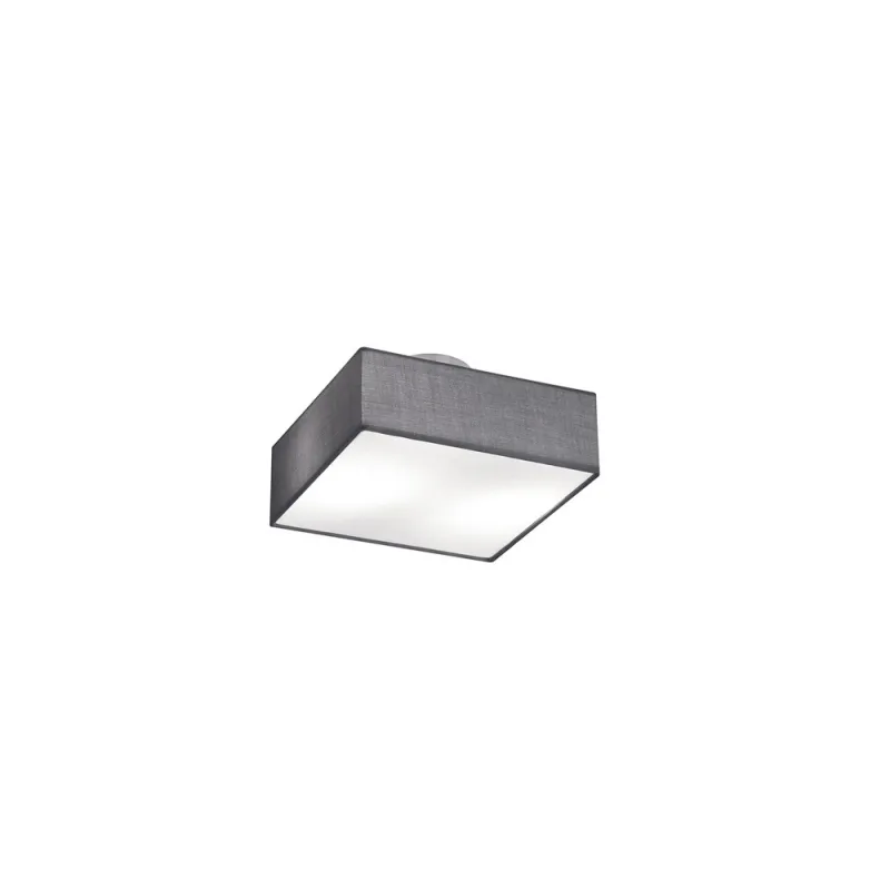 TRIO Plafonnier intérieur nickel mat et gris EMBASSY - Pas cher