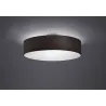 TRIO Plafonnier intérieur nickel mat et noir HOTEL - Pas cher