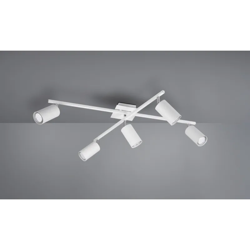 TRIO Plafonnier intérieur blanc MARLEY - Pas cher