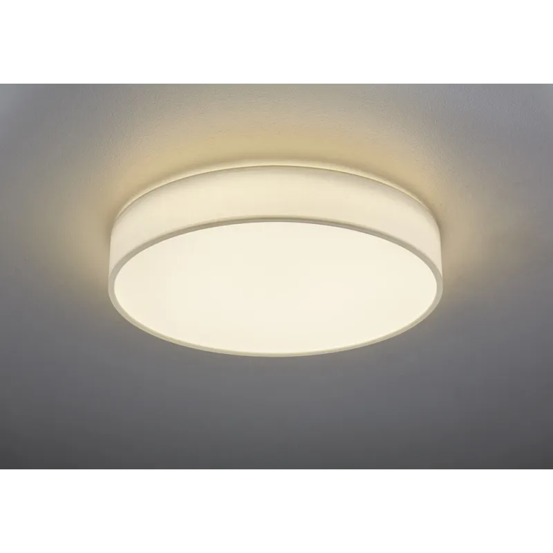 TRIO Plafonnier intérieur blanc LUGANO - Pas cher