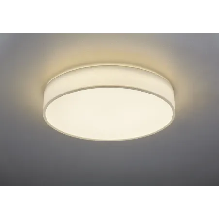 TRIO Plafonnier intérieur blanc LUGANO - Pas cher