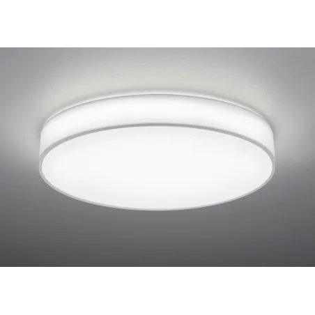 TRIO Plafonnier intérieur blanc LUGANO - Pas cher