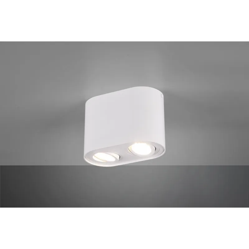 TRIO Plafonnier intérieur blanc mat COOKIE - Pas cher