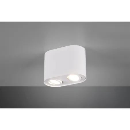 TRIO Plafonnier intérieur blanc mat COOKIE - Pas cher