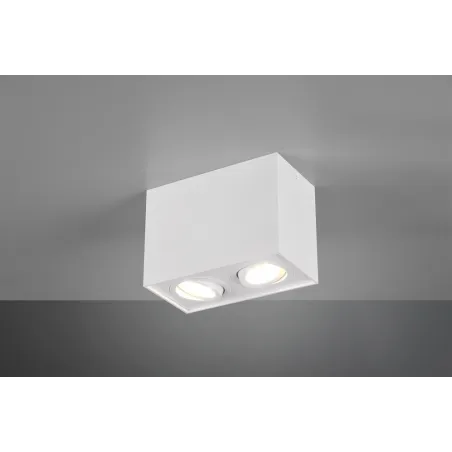 TRIO Plafonnier intérieur blanc mat BISCUIT - Pas cher