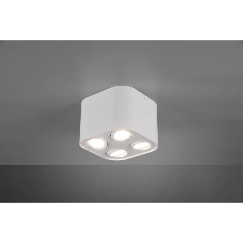 TRIO Plafonnier intérieur blanc mat COOKIE - Pas cher