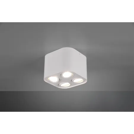 TRIO Plafonnier intérieur blanc mat COOKIE - Pas cher
