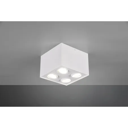 TRIO Plafonnier intérieur blanc mat BISCUIT - Pas cher