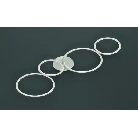 TRIO Plafonnier intérieur blanc mat RONDO - Pas cher