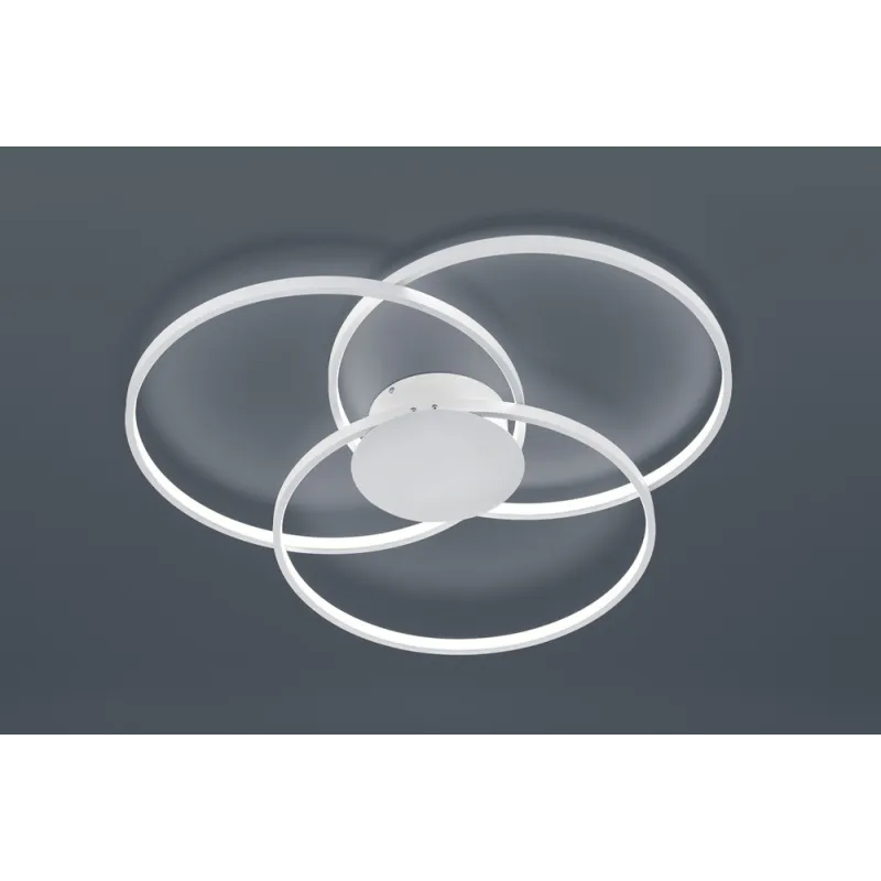 TRIO Plafonnier intérieur blanc mat SEDONA - Pas cher