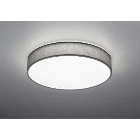 TRIO Plafonnier intérieur gris LUGANO - Pas cher
