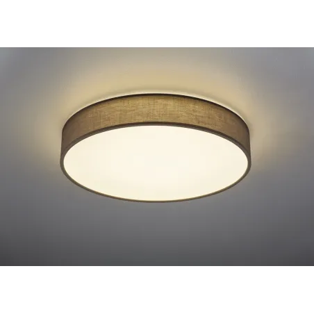 TRIO Plafonnier intérieur gris LUGANO - Pas cher