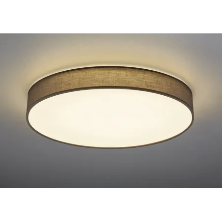TRIO Plafonnier intérieur gris LUGANO - Pas cher
