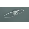 TRIO Plafonnier intérieur nickel mat AVUS - Pas cher