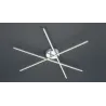 TRIO Plafonnier intérieur nickel mat TIRIAC - Pas cher