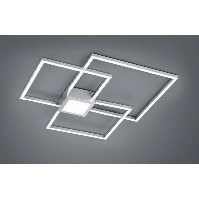 TRIO Plafonnier intérieur nickel mat HYDRA - Pas cher