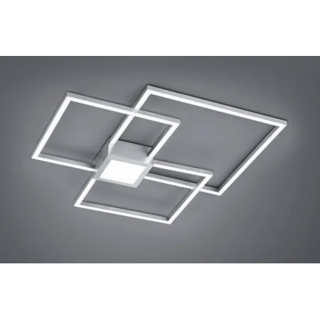TRIO Plafonnier intérieur nickel mat HYDRA - Pas cher