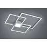 TRIO Plafonnier intérieur nickel mat HYDRA - Pas cher