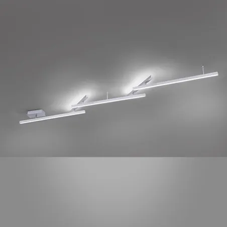 TRIO Plafonnier intérieur nickel mat MELBY - Pas cher