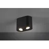 TRIO Plafonnier intérieur noir mat COOKIE - Pas cher