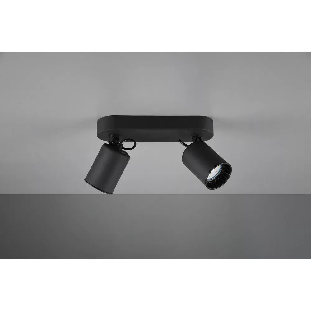 TRIO Spot intérieur noir mat PAGO - Pas cher