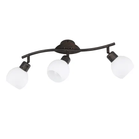 TRIO Spot intérieur rouille antique et blanc FREDDY - Pas cher