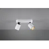 TRIO Spot intérieur blanc mat et noir PAGO - Pas cher