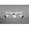 TRIO Spot intérieur blanc mat et noir PAGO - Pas cher