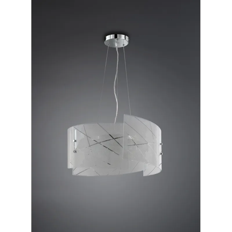 TRIO Suspension intérieur blanc SANDRINA - Pas cher