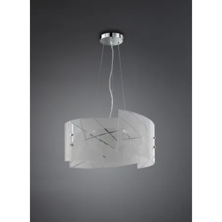 TRIO Suspension intérieur blanc SANDRINA - Pas cher