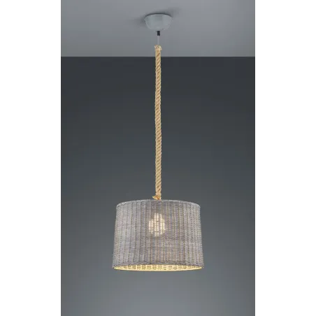 TRIO Suspension intérieur gris ROTIN - Pas cher