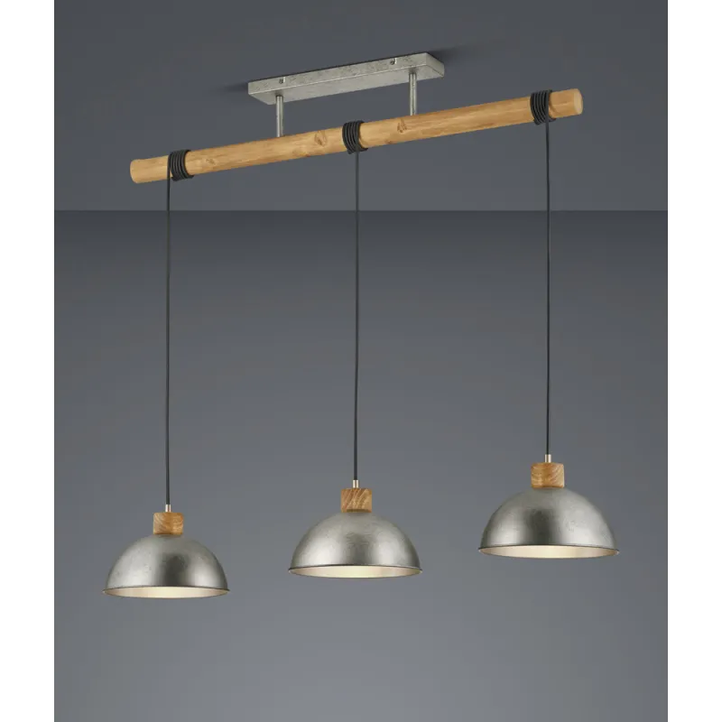 TRIO Suspension intérieur nickel antik DELHI - Pas cher