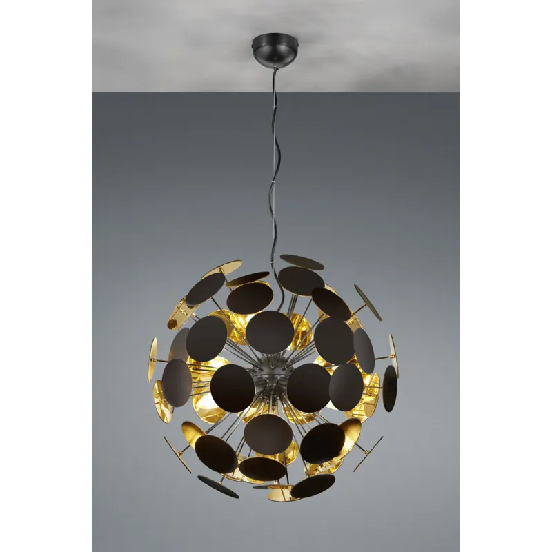 TRIO Suspension intérieur noir mat DISCALGO - Pas cher