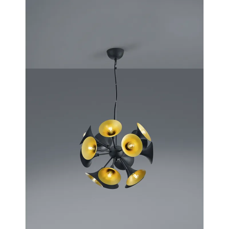 TRIO Suspension intérieur noir mat ORCHESTRA - Pas cher
