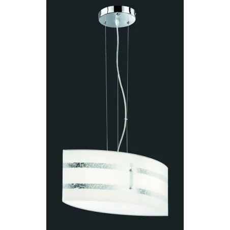 TRIO Suspension intérieur chrome et argent NIKOSIA - Pas cher