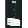 TRIO Suspension intérieur chrome et argent NIKOSIA - Pas cher