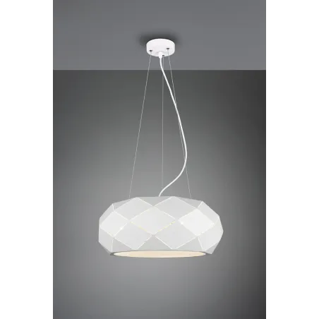 TRIO Suspension intérieur blanc mat et blanc ZANDOR - Pas cher