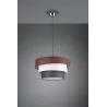 TRIO Suspension intérieur nickel mat et blanc IBIS - Pas cher