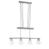 TRIO Suspension intérieur nickel mat et blanc FREDDY - Pas cher