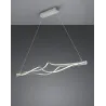 TRIO Suspension intérieur nickel mat et blanc LOOP - Pas cher