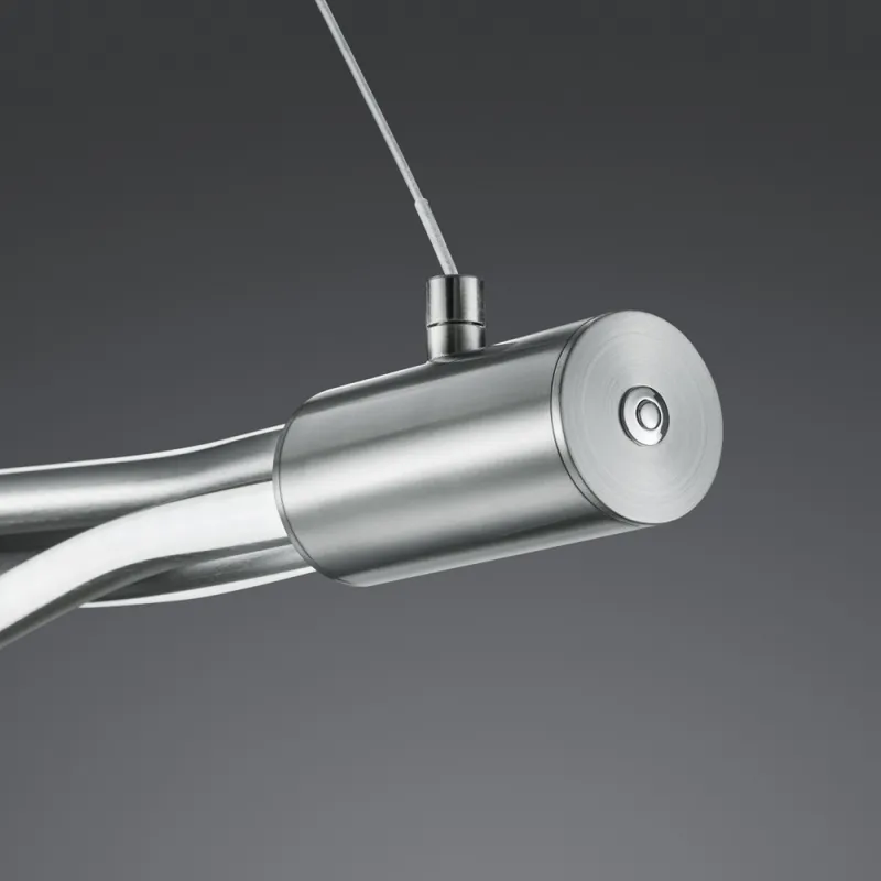 TRIO Suspension intérieur nickel mat et blanc LOOP - Pas cher