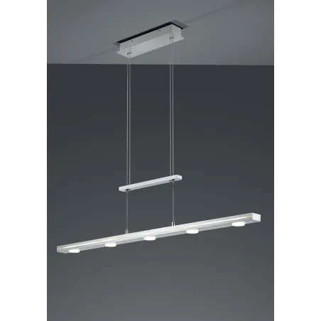 TRIO Suspension intérieur nickel mat et blanc LACAL - Pas cher
