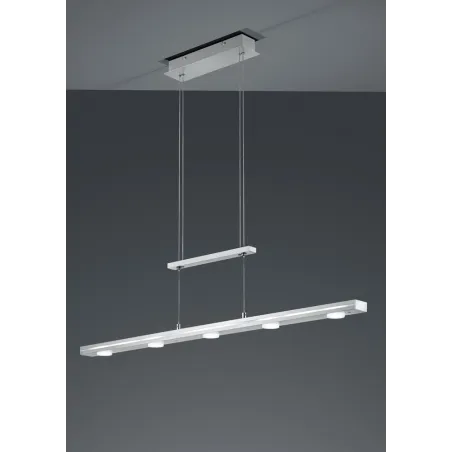 TRIO Suspension intérieur nickel mat et blanc LACAL - Pas cher