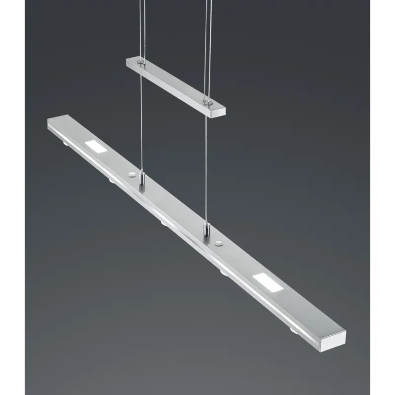 TRIO Suspension intérieur nickel mat et blanc LACAL - Pas cher